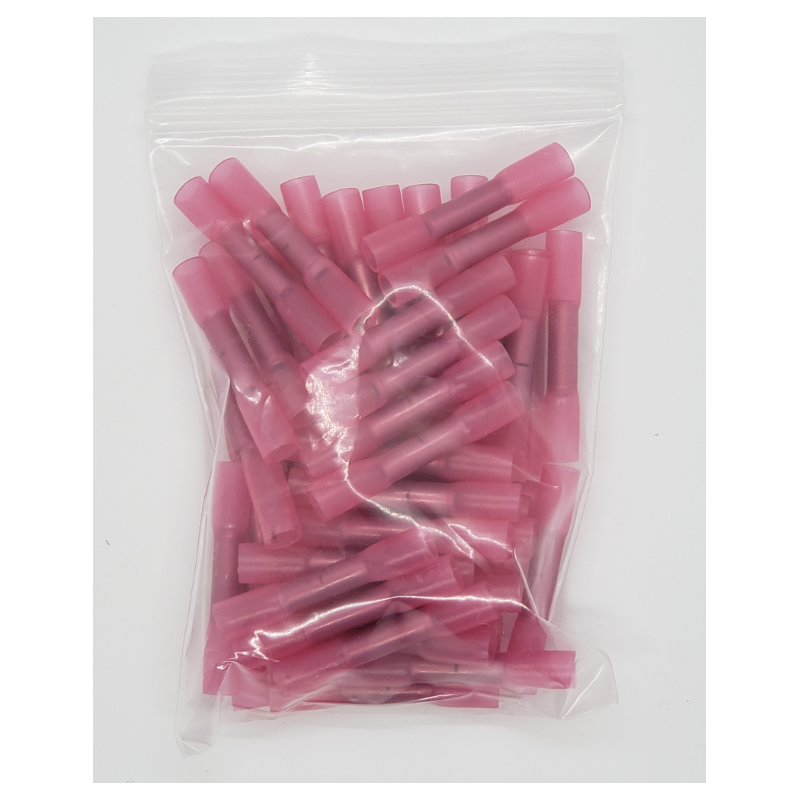 Red Heat Shrink Crimps (Bag of 50) | Accessories Red Heat Shrink Crimps (Bag of 50) | Accessories