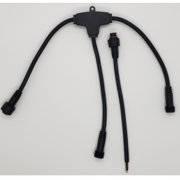 Power Injection T-Piece. Male T- with tail | 3-2-3 | Cables & Extensions
