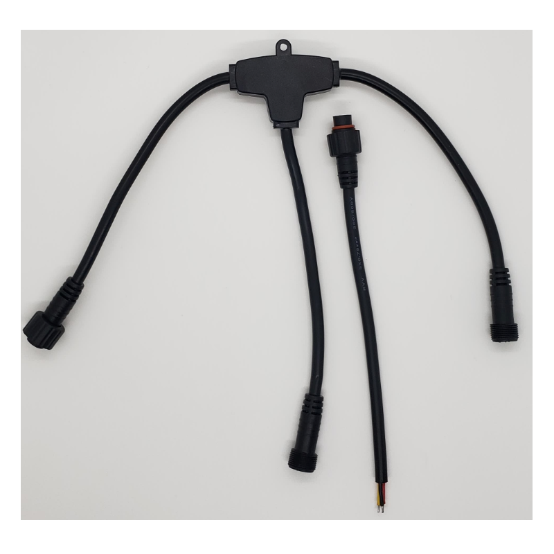 Power Injection T-Piece. Male T- with tail | 3-2-3 | Cables & Extensions Power Injection T-Piece. Male T- with tail | 3-2-3 | Cables & Extensions