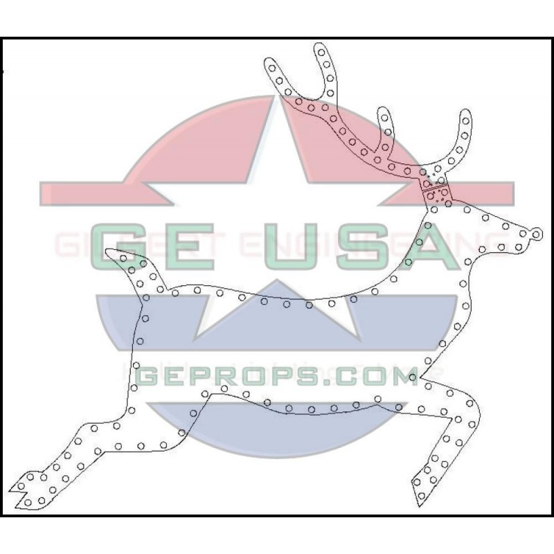 GE Reindeer Rudolf | Christmas