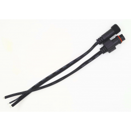 Black 20cm Ribbon Cable | Pixel wire  Pigtails | Caps & Connectors