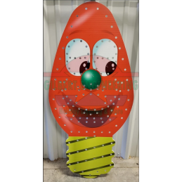 46" Impressions Singing Bulb | Upright | Red | Gilbert Engineering Props