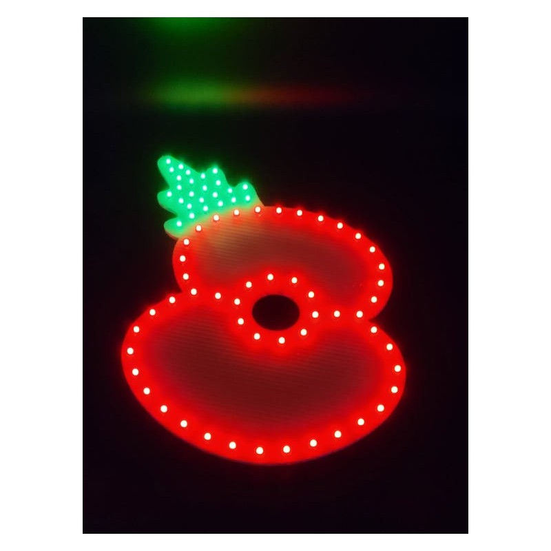 Remembrance Poppy - filled | Build A Light Show Coro