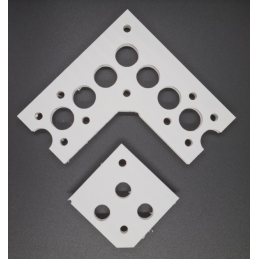 Pixel Strip Corner Piece (white) | Gilbert Engineering Props