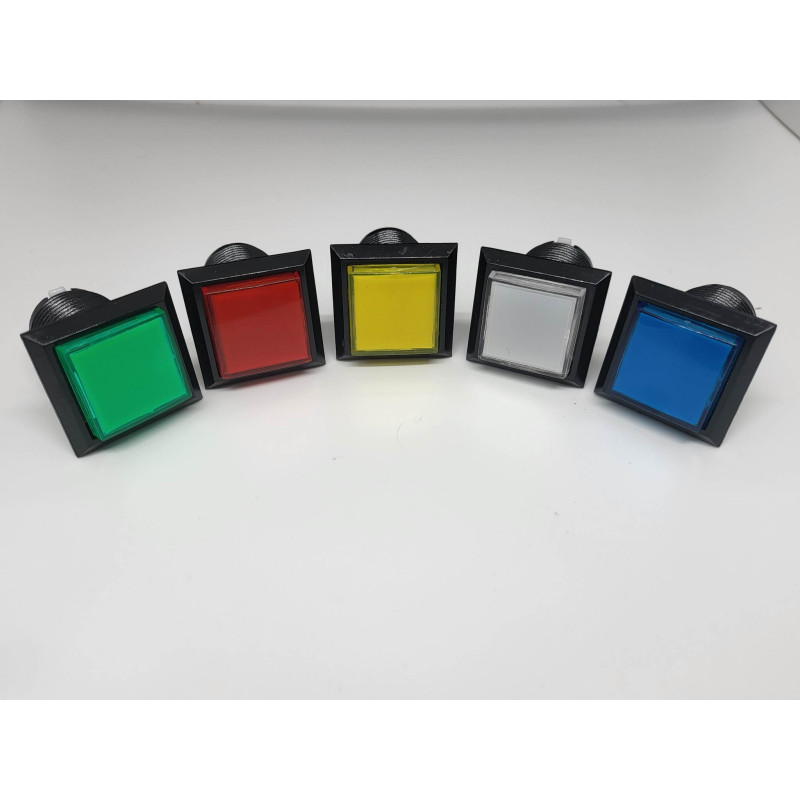 Selfie Station Buttons | Small | Square | 32mm | Hardware