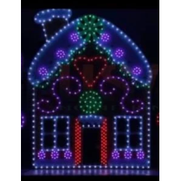 GE Gingerbread House 5ft | Christmas