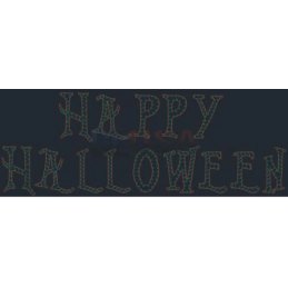 Happy Halloween Letters | GE Halloween