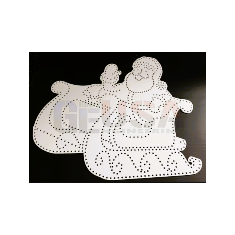 GE Sleigh with Santa Waving | Christmas