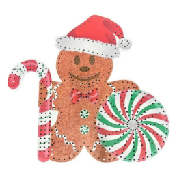 GE Gingerbread Man with Candy | Christmas