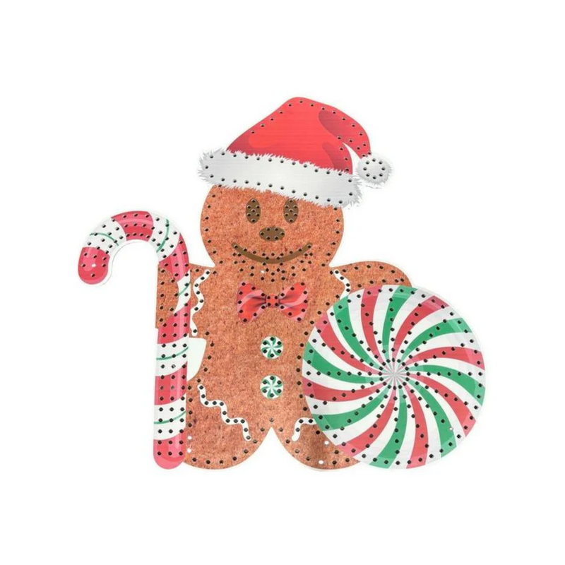 GE Gingerbread Man with Candy | Christmas