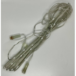 4 Wire Seed Pixel Strings 100ct with pigtails - 100mm spacing - clear | 12v