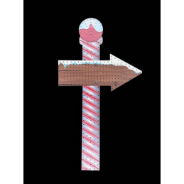 GE North Pole sign with Matrix | Christmas