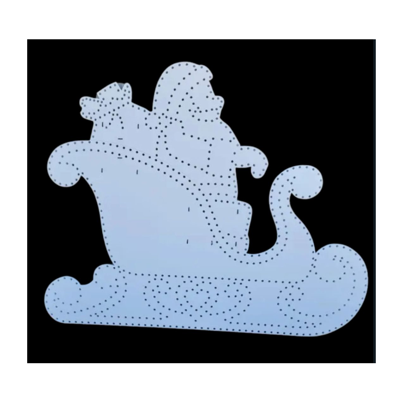 Large Sleigh with Removable Santa | EFL Designs Props