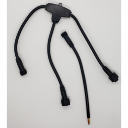 Power Injection T-Piece. Male T- with tail | 4-4-4 | Cables & Extensions