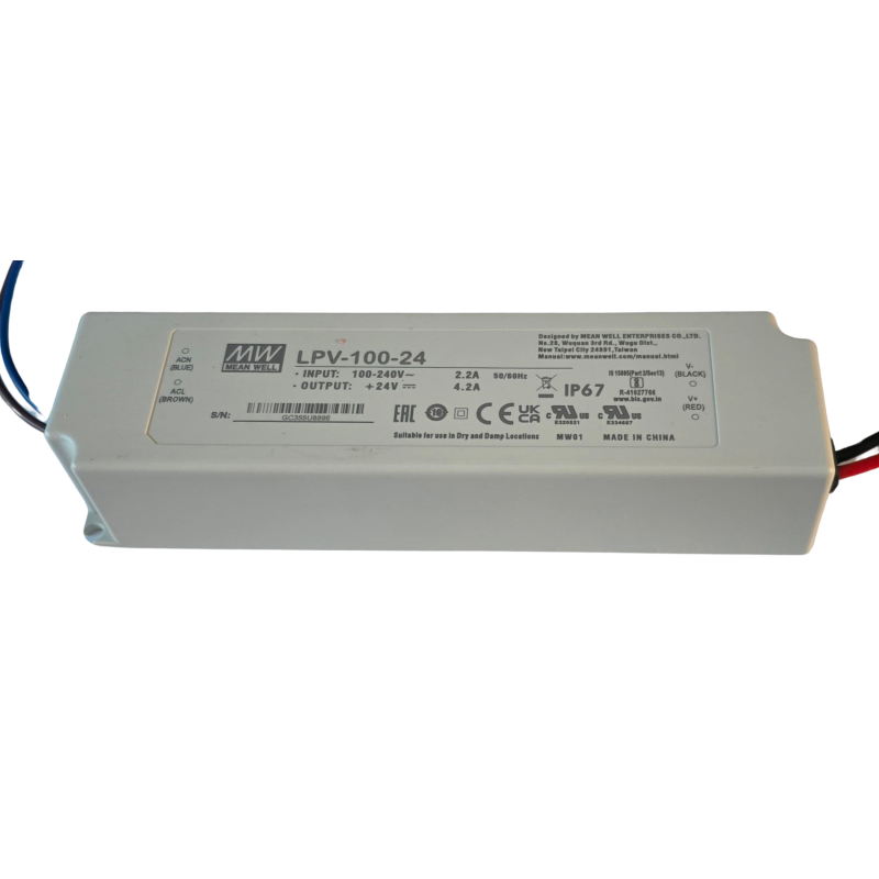 Meanwell LPV-100-24 IP67 Outdoor PSU | Power Supplies Meanwell LPV-100-24 IP67 Outdoor PSU | Power Supplies