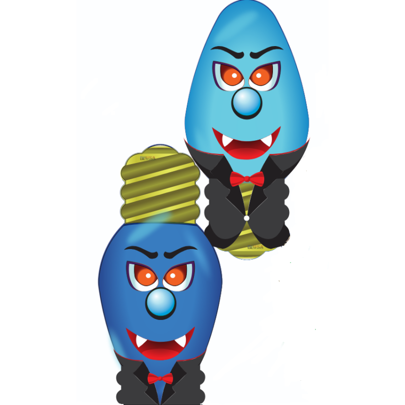 G-Skinz for 30" Singing Bulbs (Vampire) | GE G-Skinz