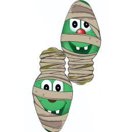 G-Skinz for 30" Singing Bulbs (Mummy) | GE G-Skinz