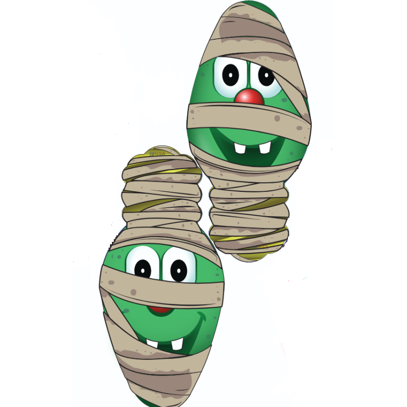 G-Skinz for 30" Singing Bulbs (Mummy) | GE G-Skinz