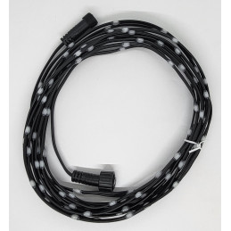 18awg Seeds | Black | 100mm spacing | 50ct with Pigtails | 12v | Seed Pixels