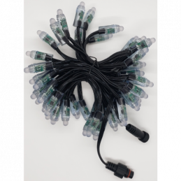 WS2811 Pixels | 12v | 50x 100 Count Pack | Bullet | Resistor | Pigtails | 12v