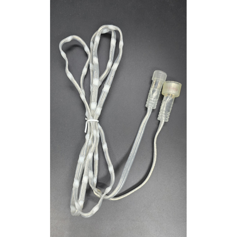 18awg Seeds | Clear | 25mm spacing | 50ct with Pigtails | 12v | Seed Pixels