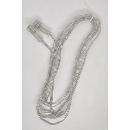 18awg Seeds | Clear | 25mm spacing | 100ct with Pigtails | 12v | Seed Pixels