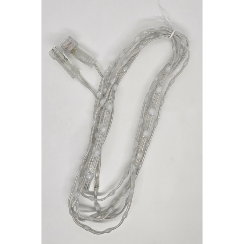 18awg Seeds | Clear | 25mm spacing | 100ct with Pigtails | 12v | Seed Pixels