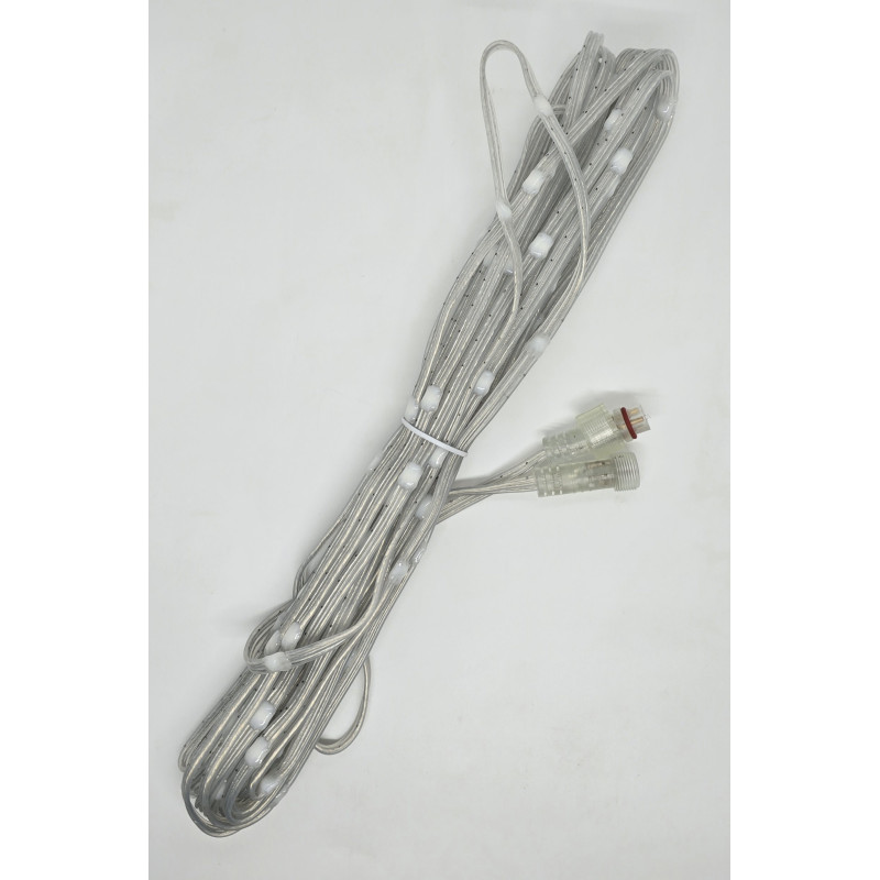 18awg Seeds | Clear | 100mm spacing | 100ct with Pigtails | 12v | Seed Pixels