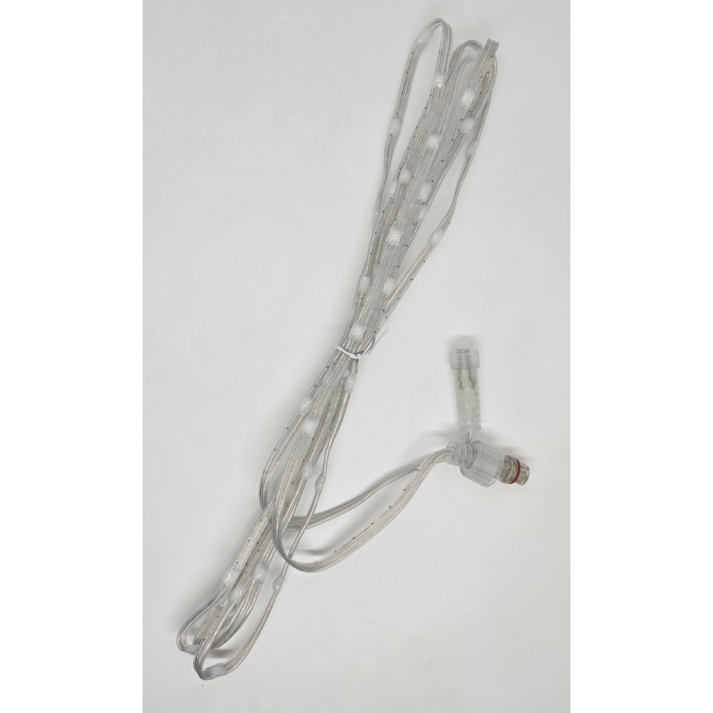 18awg Seeds | Clear | 50mm spacing | 50ct with Pigtails | 12v | Seed Pixels