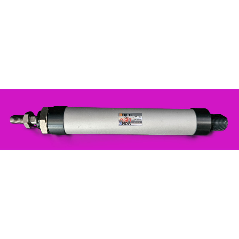 25x100mm Cylinder/Piston | Pneumatic & Animatronic Parts