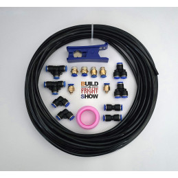 6mm Air Tubing Kit - Black | Pneumatic & Animatronic Parts