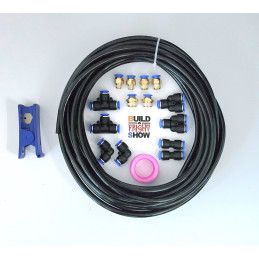 8mm Air Tubing Kit - Black