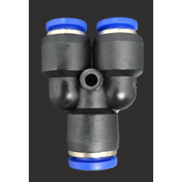 8mm to 2x6mm Y-Piece/Splitter | Pneumatic & Animatronic Parts