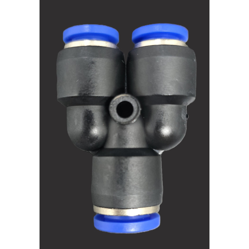8mm to 2x6mm Y-Piece/Splitter | Pneumatic & Animatronic Parts
