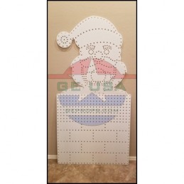 GE Chimney with Optional Toppers - Santa Topper | Outlines