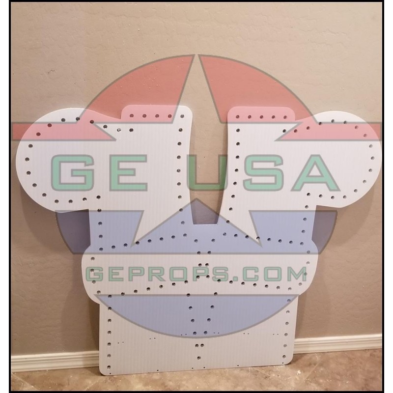 GE Chimney with Optional Toppers - Santa Leg Topper | Outlines