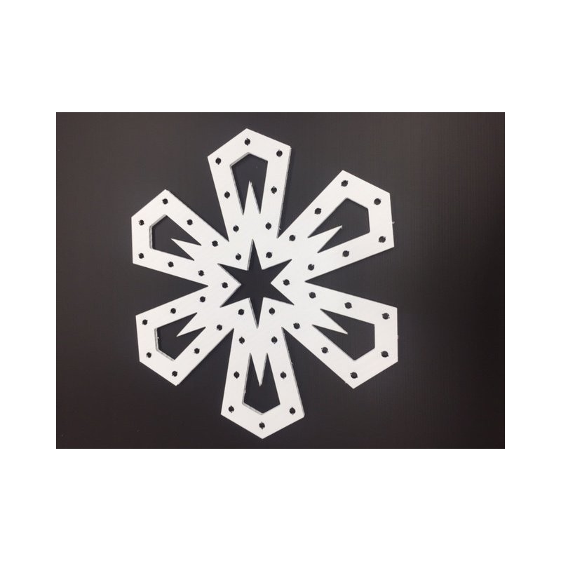ChromaFlakes 24inch Star Shaped (48 nodes) | Snowflakes ChromaFlakes 24inch Star Shaped (48 nodes) | Snowflakes