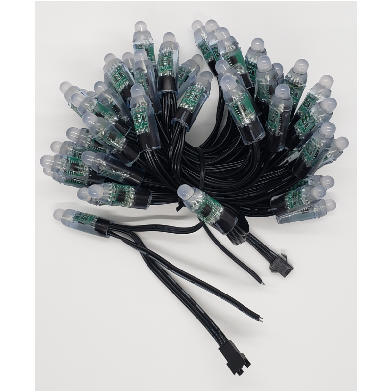 WS2811 Pixels | 12v | 50 Count | Bullet | Resistor | JST Connectors | Pixels WS2811 Pixels | 12v | 50 Count | Bullet | Resistor | JST Connectors | Pixels