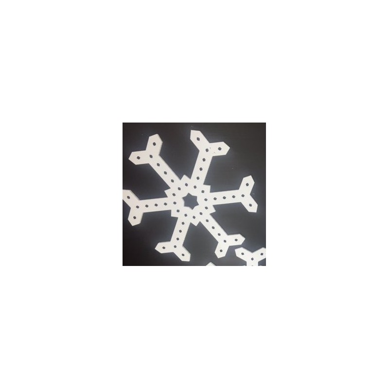 ChromaFlakes 24inch 2 Prong (48 nodes) | Snowflakes ChromaFlakes 24inch 2 Prong (48 nodes) | Snowflakes
