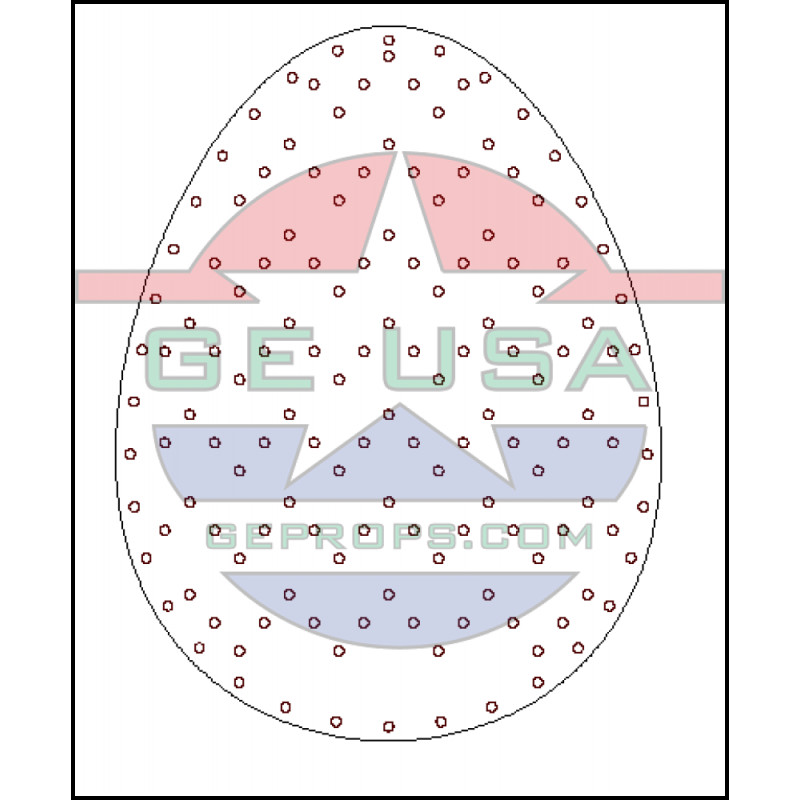 Easter Eggs - Zig Zag Filled | Gilbert Engineering Props