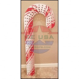 IMPRESSION Candy Cane - 3' Right Hook - Red/White | Gilbert Engineering Props